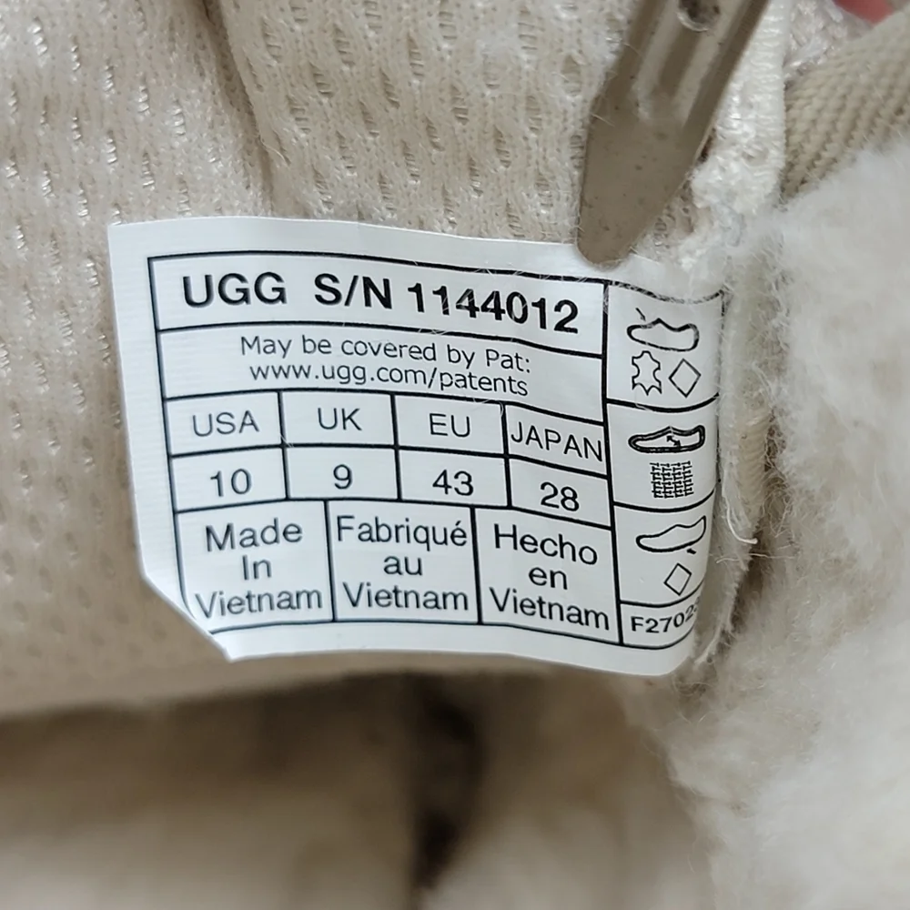 UGG NEUMEL FT SEA SALT LEATHER/ WOOL CHUKKA ANKLE BOOTS MEN'S SIZE US 10 NEW